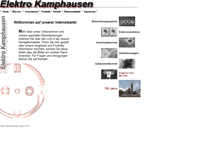 Tablet Screenshot of elektro-kamphausen.de